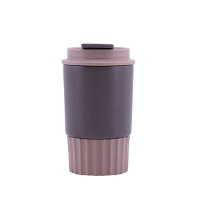 12oz Travel Mug with Leakproof Lid Ideal for Hot/Ice Coffee-Grey