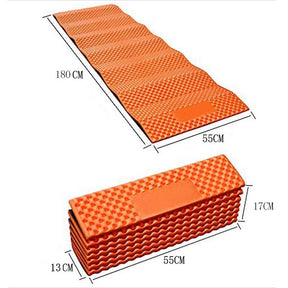 Outdoor Foam Camping Mat Sleeping Pad in Tent Dampproof Mattress-Orange