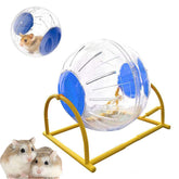 Cute Hamster Running Ball Silent Exercise Wheel-Blue