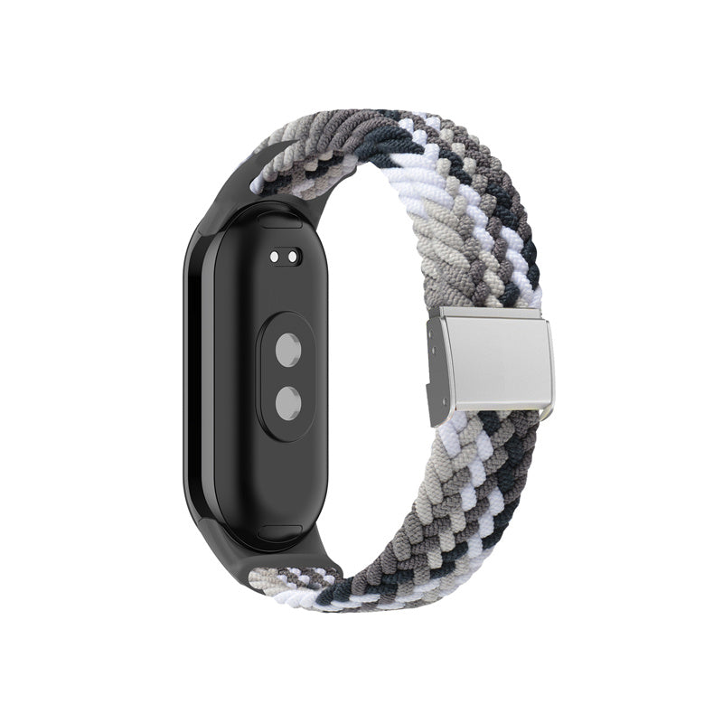 Nylon Braided Strap Adjustable Stainless Steel Buckle for Mi 8-14