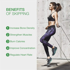 Speed Skipping Rope with Calorie Counter Adjustable Digital with Ball Bearings for Fitness