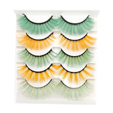 3D False Eyelashes Colored Thick Lashes for Performance Halloween-10