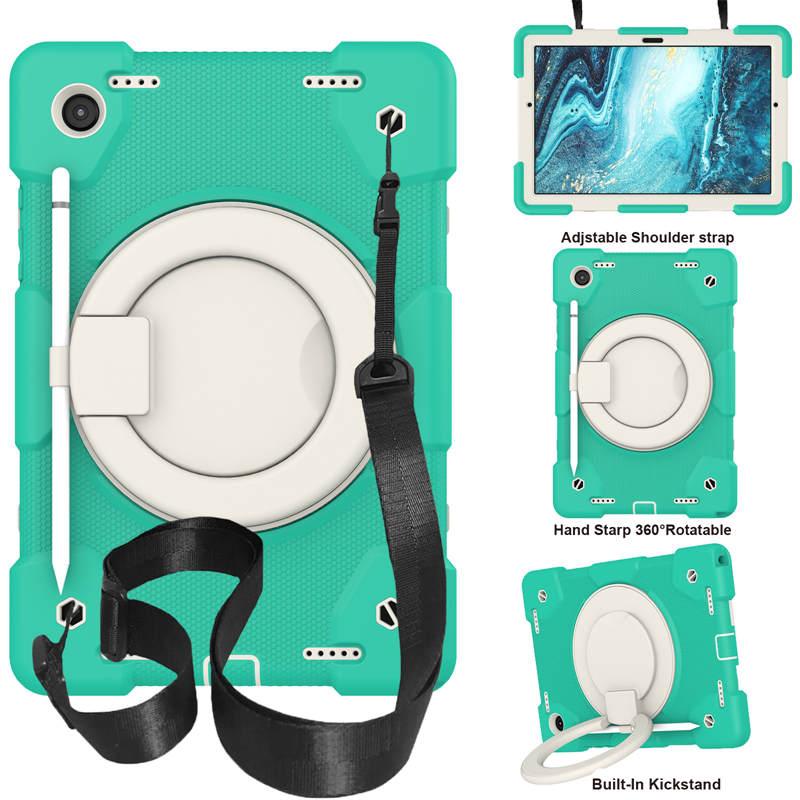 Tab A 8 X200/X205 Samsung Tablet Case with 360¡ãSwivel Stand-Mint Green