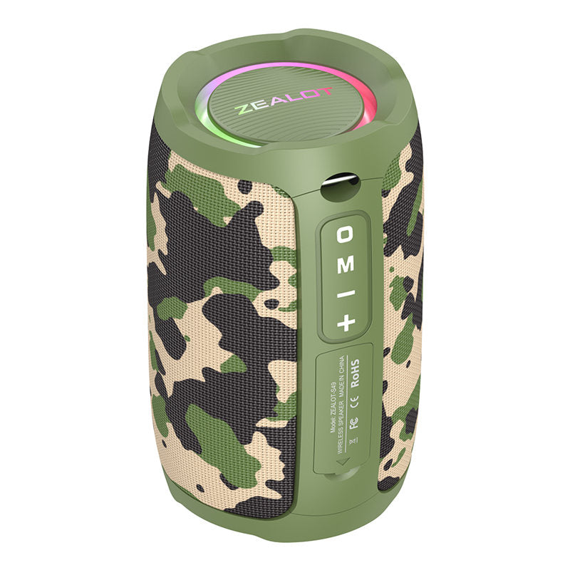 Bluetooth Speaker Portable Wireless Loud Stereo Sound Rich Bass for Home Outdoor-Camouflage