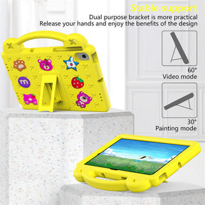 Strawberry Tablet Case for Lenovo Tab M10 Plus TB-125FU (2022)/Nokia T20 10.36 (2021)/Samsung For tab A8 10.5 (2021)-Yellow