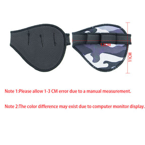 Neoprene Half Finger Gloves Grip Pad Weightlifting Gym Workout Breathable Gloves-Black