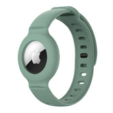Apple Airtags Watch Strap Silicone Protective Sleeve-SageGreen