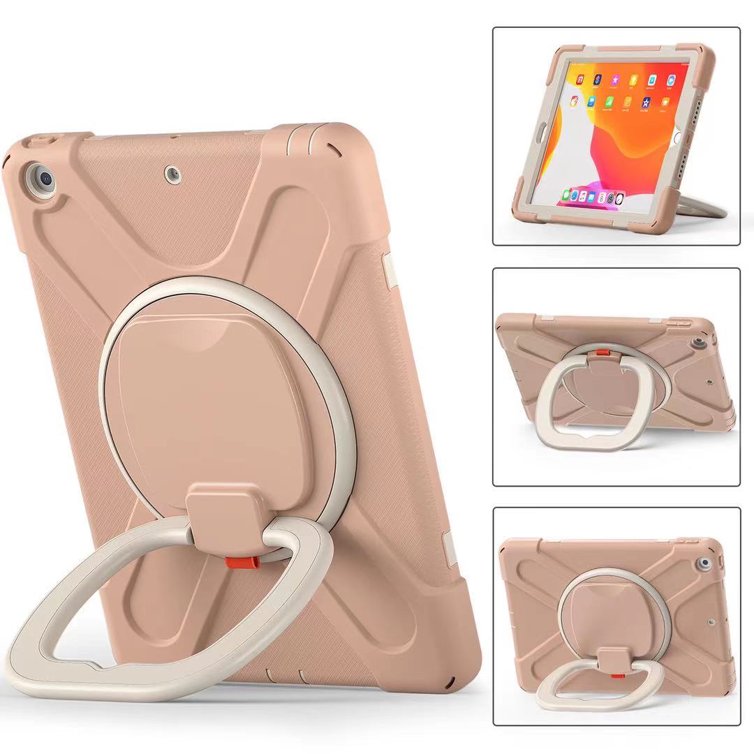 B-OnePiece iPad Case+Neck Strap For iPad Mini 1/2/3/4/5/6-Rose Gold