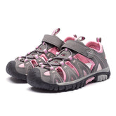 Boys Girls Sport Water Sandals Closed-Toe Outdoor Non-slip Flat-Pink