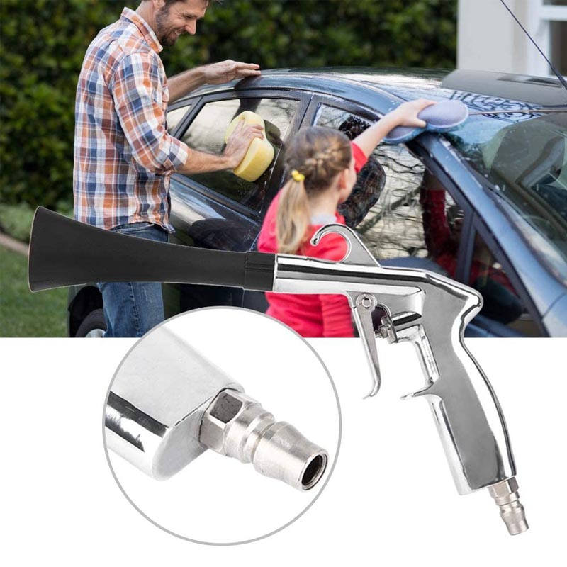 High Pressure Car Spraying Washing Gun with Cleaning Nozzle Air Pulse-Trumpet