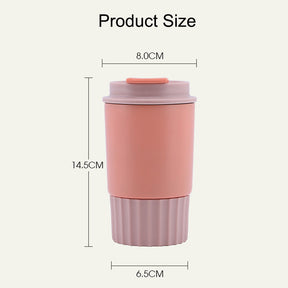 12oz Travel Mug with Leakproof Lid Ideal for Hot/Ice Coffee-White