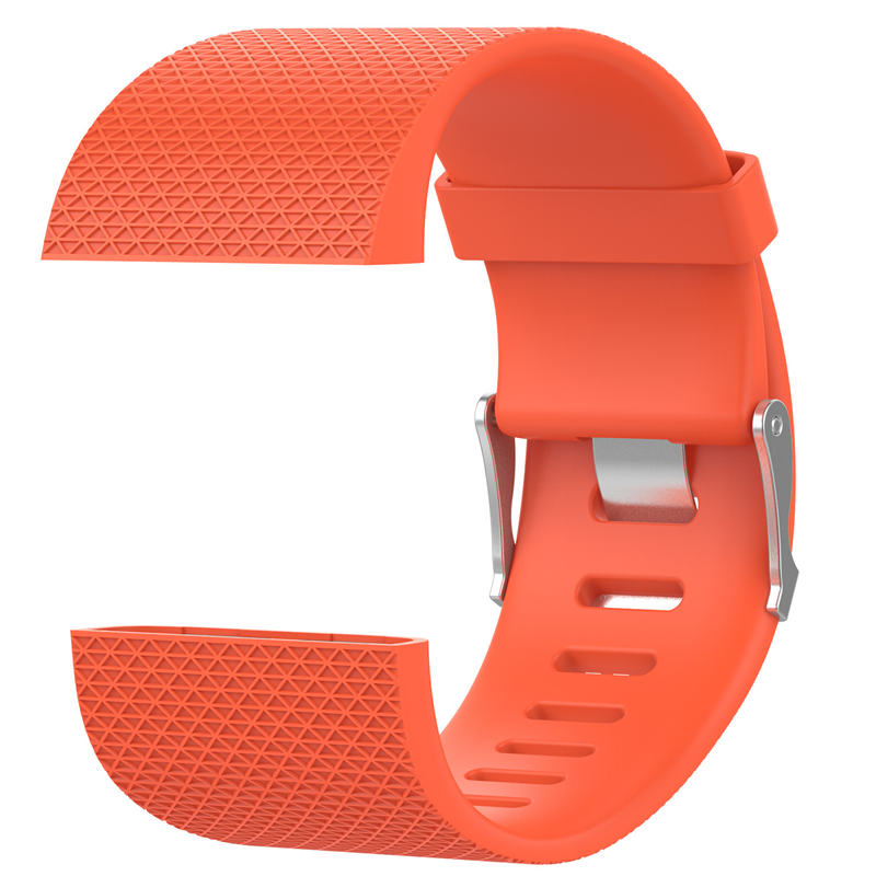 Soft Silicone Band For Fitbit Surge Smart Watch Replacement Accessories-Orange