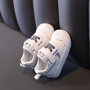 Baby Sneakers for Girl Boy Anti-Slip Lightweight Walking Shoes-Grey