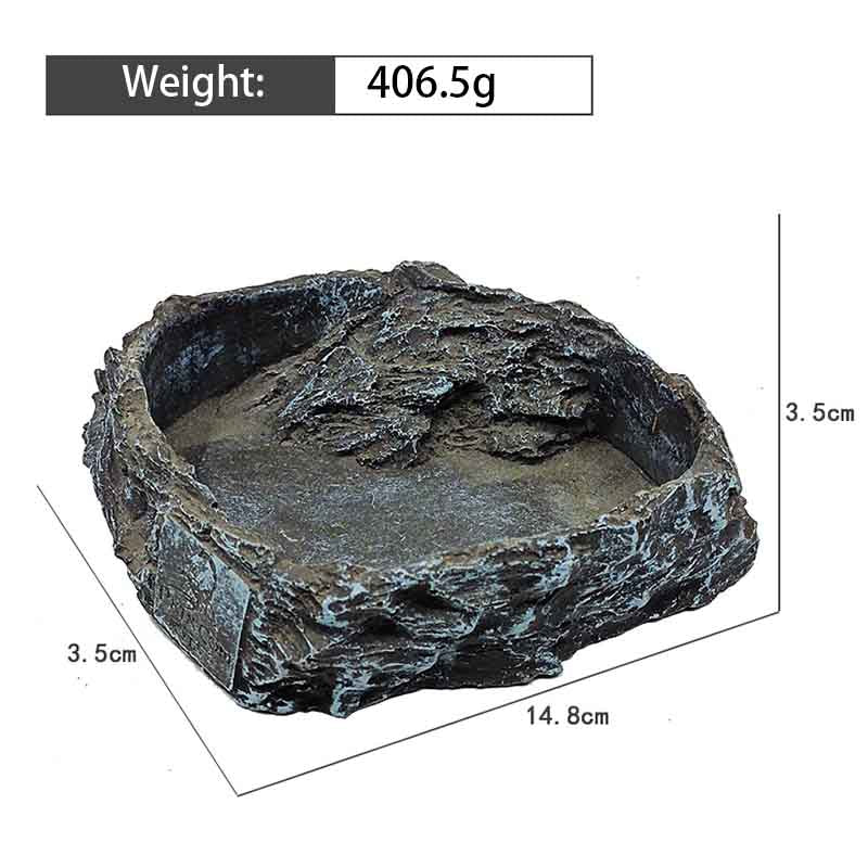 Reptile Food Bowl Habitat Breeding Box for Amphibians-GD013