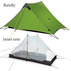 3 Season Ultralight Tent for 1 Person or 2 Person Camping