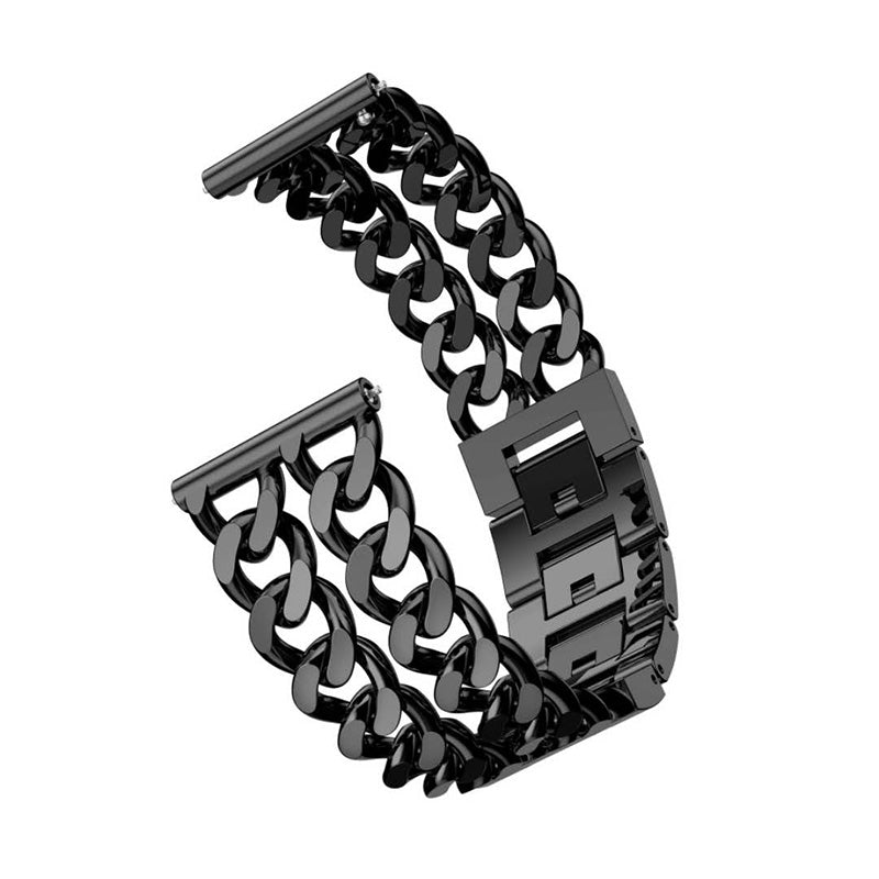 SP 20MM Stainless Steel Watch Band Quick Release Strap Replacement Wristband For Samsung For Women-Black