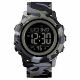 Boys Digital Sports Watch Waterproof Back Light Watch-CamouflageGreen