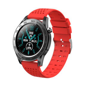 F22U Smart Watch with Heart Rate Monitor Body Temperature Thermometer  IP67 Waterproof-Red