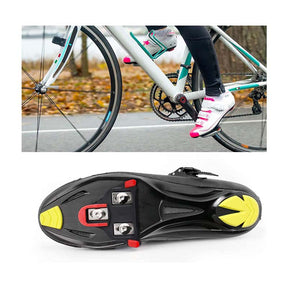 Bike Cleats for Shimano SPD SL Road Bike Pedals Shoes 6 Degree Floating-Red