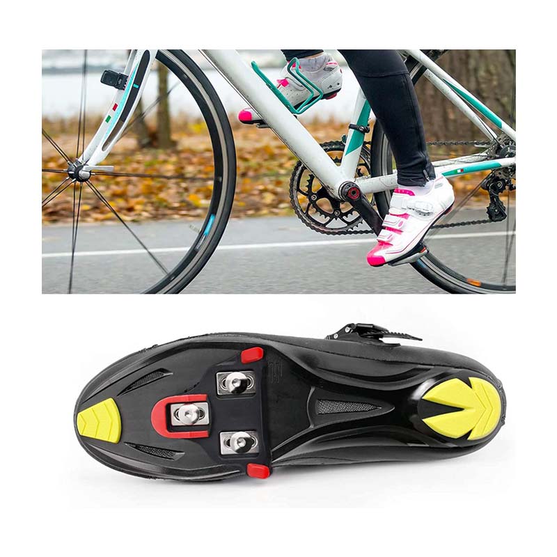 Bike Cleats for Shimano SPD SL Road Bike Pedals Shoes 6 Degree Floating-Red