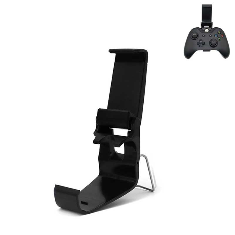 Xbox One Controller Phone Holder Clamp Clip for iPhone Samsung-Black