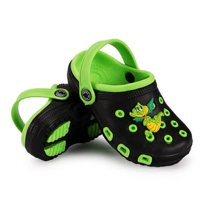 Kids Cute Garden Shoes Cartoon Sandals Children Beach Slipper-Green