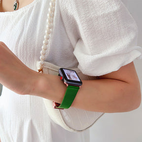 Milanese Loop Band Gradient Mesh Metal Magnetic Clasp for Apple Watch-5