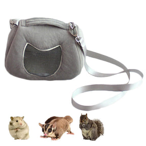 Portable Pet Outgoing Carrier Bags with Adjustble Shoulder Strap-Grey