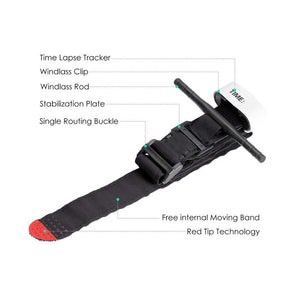 3 Pack Emergency Outdoor Tourniquet First Aid Tactical Life Saving Hemorrhage Control Bandage