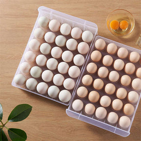 60 Grid Large Capacity Egg Holder Fresh Storage Box for Fridge Multi-Layer Chicken Egg Storage Container