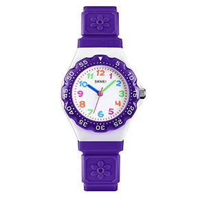 Girls Waterproof Quartz Watch Fashion Watch-Purple