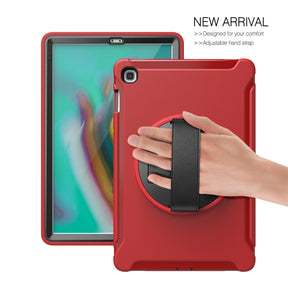 Spider Man 3-Layer Heavy Duty Tablet Case For Samsung Galaxy Tab S5E 10.5 (2019) T720-Red