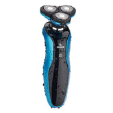 4D Rechargeable IPX7 Waterproof Electric Shaver for Men-Blue