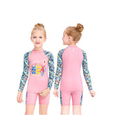 Adore Kids Swimsuit Long-sleeved Quick-drying Swimwear-M150013K-Pink