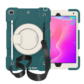 iPad Case For iPad 10.2 with 360¡ãSwivel Stand-Blackish Green