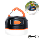Portable LED Camping Light Magnetic Base for Hurricane Emergency Hiking-Orange