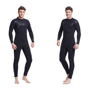 Adore 5MM SCR One-Piece Warm Wetsuit Surfing Suit Long Sleeve Swimsuit For Men-WDS4132-Black