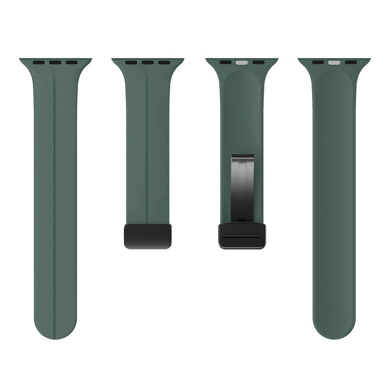 Magnetic Sports Band with Quick Release Soft Silicone for Apple Watch-6