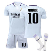 MODRIC #10 Real Madrid Jersey 2022/23 Soccer Jersey Kit Football T-shirt Set For Adult Kids
