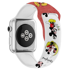 Soft Silicone Cartoon Mickey Mouse Bands for Apple Watch Series SE/6/5/4/3/2/1-C22