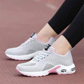 Women Casual Shoes Lightweight Athletic Walking Sneakers-Grey