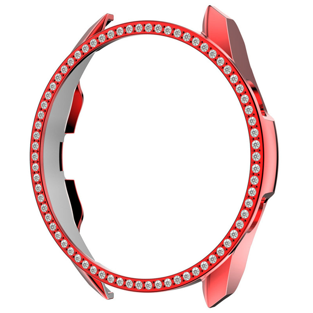 Bling Diamond Frame PC Cover For Galaxy Watch 3 41MM/45MM-Red