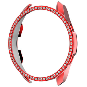 Bling Diamond Frame PC Cover For Galaxy Watch 3 41MM/45MM-Red