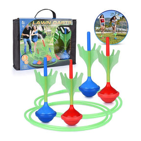 Lawn Darts Game Glow in the Dark Outdoor Backyard Toys Suitable for All Ages