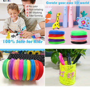 3D Printing Pen PCL Filament 1.75mm Each Color 5m Random Color