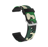 Camo Silicone Watch Band For Samsung Galaxy Watch 42/46mm Gear S3 Frontier/Classic(Camo Green2)