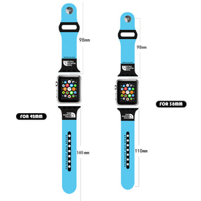Sports Band Soft Silicone Breathable Waterproof for Apple Watch-Blue
