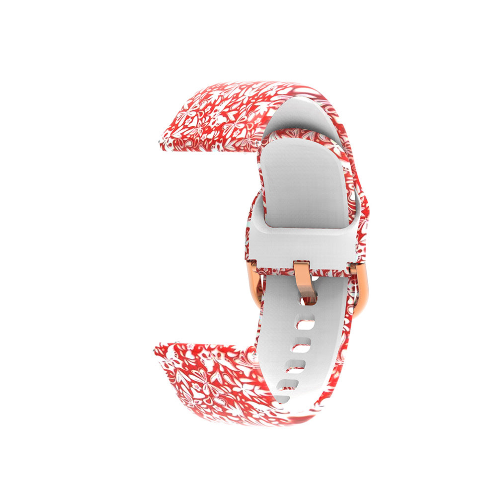 Silicone Printed Pattern Sports Bands For Samsung Gear S2 Classic Samsung Galaxy Watch 42mm(Printed18)