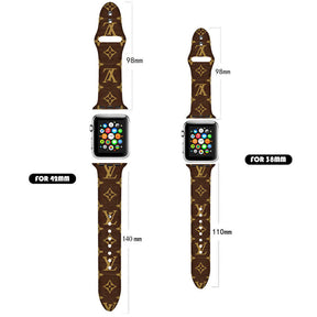 Fashion Painted Printing Silicone Watchband for Apple Watch SE & Series 6/5/4/3/2/1-B1