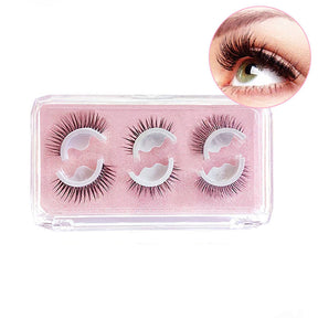 Reusable Self Adhesive Eyelashes 3 Styles No Eyeliner or Glue Needed